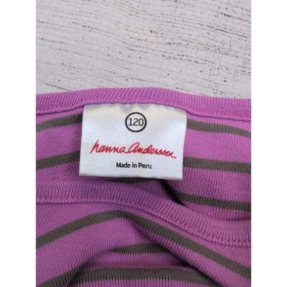 6 Hanna Andersson Striped Play Dress - Picture 5 of 6